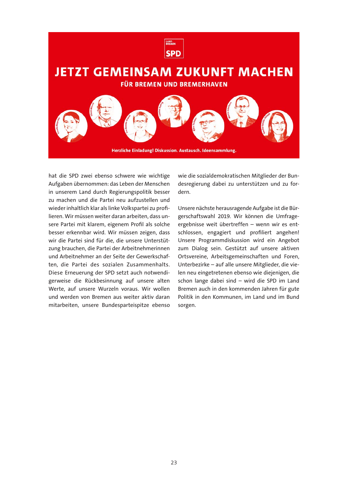Vorschau SPD Jahrbuch Seite 23